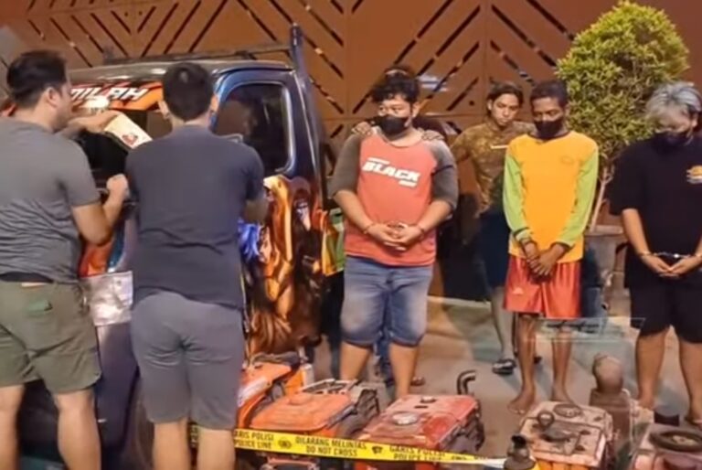 Komplotan Pencuri Mesin Diesel di Ngawi Diringkus, Aksi Berulang di Lima TKP