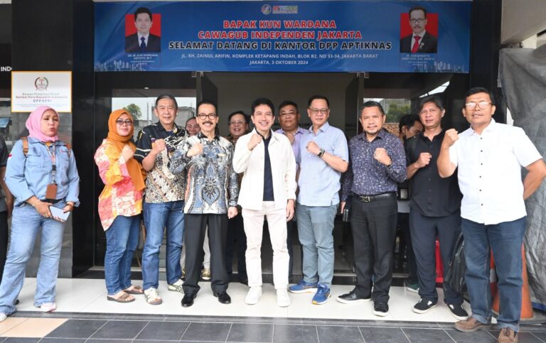 Cawagub Jakarta Kun Wardana Temui Pengurus APTIKNAS