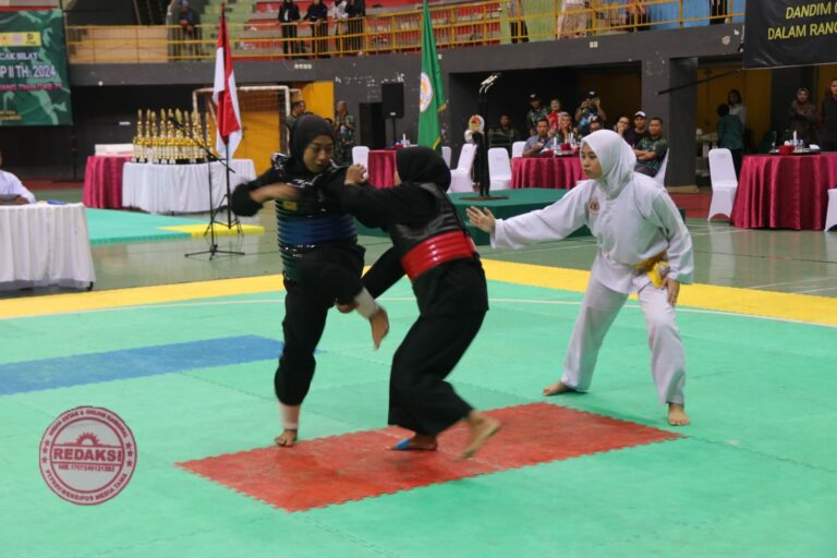 Kejuaraan Pencak Silat Piala Dandim Kediri Cup II Secara Resmi di Tutup