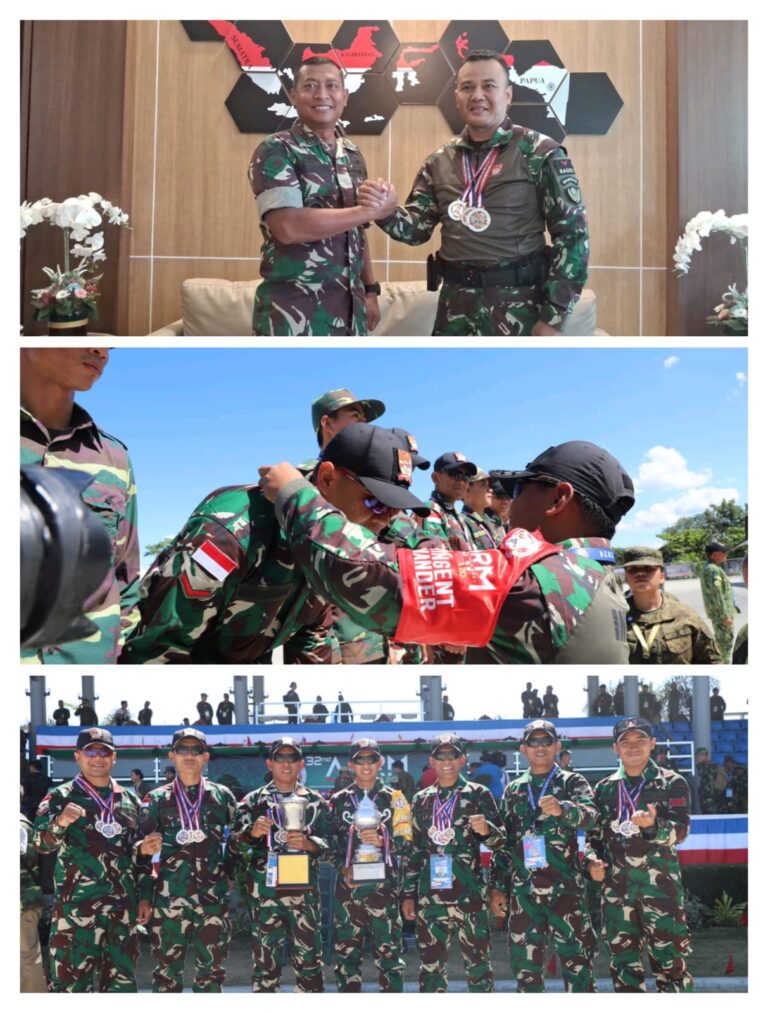 Anggota Koramil 0809/07 Ngadiluwih Raih Juara Umum Ke 2 Ajang Bergengsi AARM di Filipina