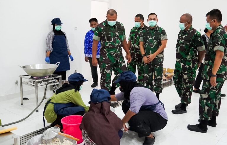 Irdam V Brawijaya Cek Operasional Dapur Sehat SPPG Taman Rajekwesi Bojonegoro