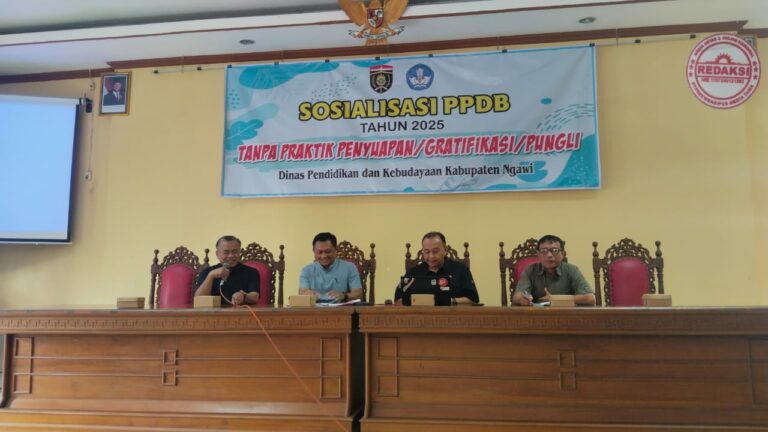 Inspektorat Ngawi Tegaskan PPDB 2025 Harus Bebas Praktik Suap, Pungli dan Gratifikasi