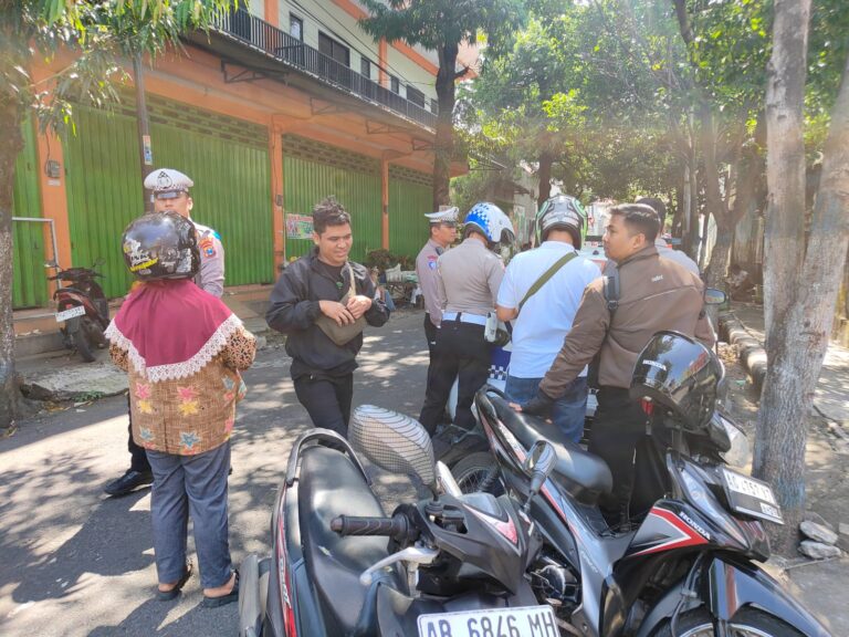 Puluhan Pengendara Terjaring Operasi Patuh Semeru 2025 di Nganjuk, Nekat Terobos Rambu demi Hindari Macet
