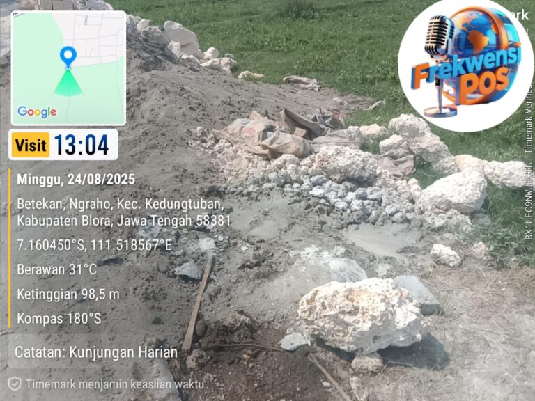 Diduga Tidak Sesuai Spesifikasi, Proyek Jalan Usaha Tani di Blora Jadi Sorotan