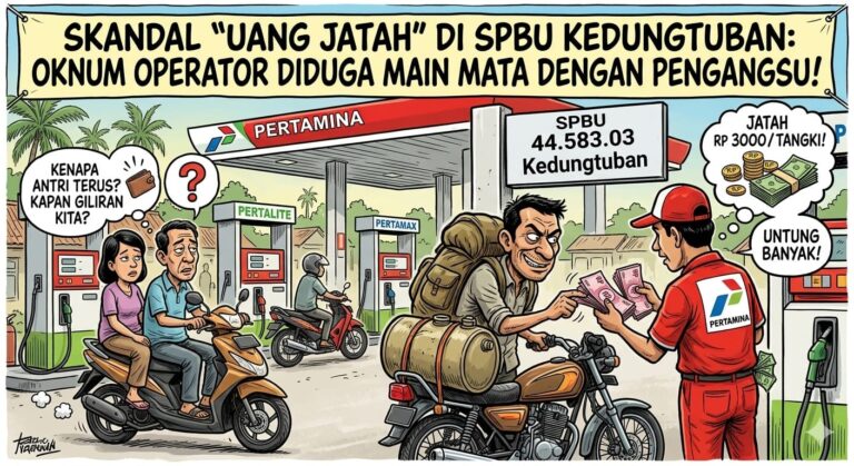 Diduga Kerja Sama dengan Pengangsu, Oknum Operator SPBU di Kedungtuban Jadi Sorotan